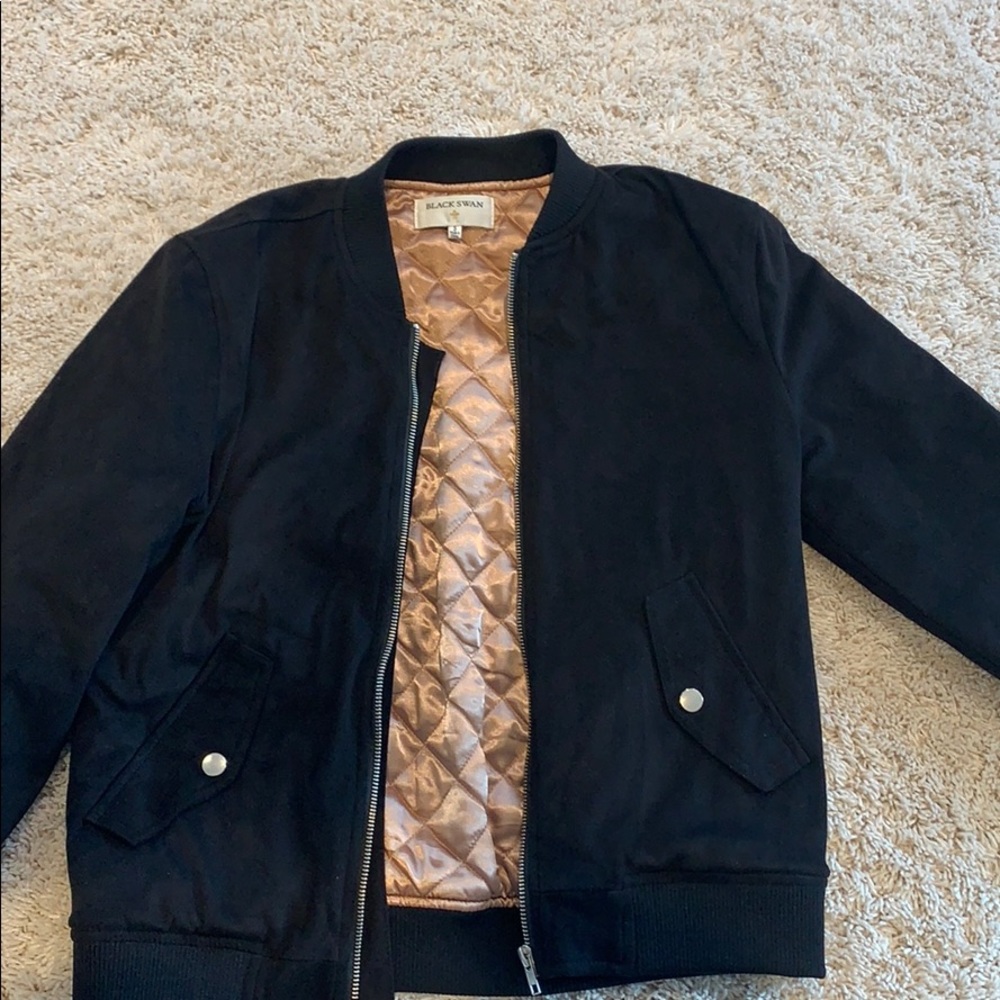 Black Swan bomber jacket